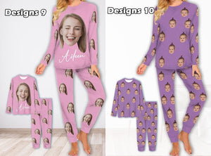 Custom Dog Photo Pajamas,Personalized Face Pajama Sets,Pet Pajamas Women Men Party Gift for Family Christmas,Kid pajamas sets,Pajama Party