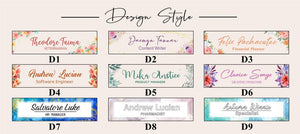 Custom Desk Name Plate, Acrylic Name Plate, Office Name Plate, Coworker Gift, Teacher Gift, Desk Accessories