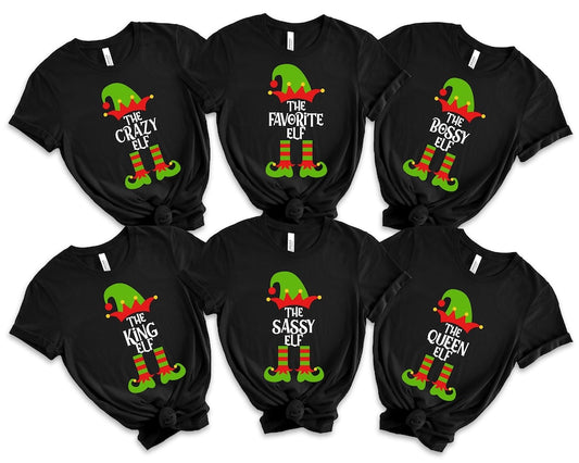 Custom The Elf Shirt, Custom Elf Shirt, Christmas Family Matching, Funny Christmas Shirt, Christmas Elf Shirts,Christmas Family Matching Tee