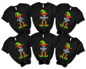 Custom The Elf Shirt, Custom Elf Shirt, Christmas Family Matching, Funny Christmas Shirt, Christmas Elf Shirts,Christmas Family Matching Tee
