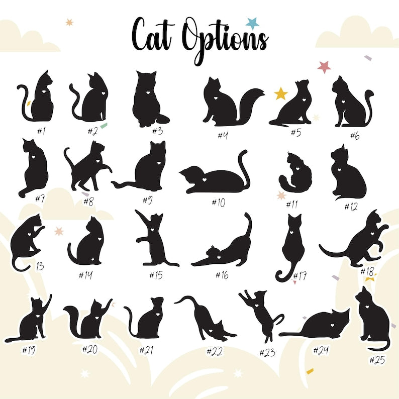 Custom Cat with Wings Suncatcher Ornament, Personalized Cat Memorial Gift, Cat Loss Sympathy Gift, Loss of Cat Remembrance Gift, Cat on Moon