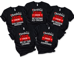 Custom Christmas Cruise Crew Shirt: Holiday Vacation Tee