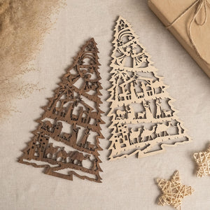 Personalized Xmas Nativity Tree, Christian Gift, Family Christmas, Nativity Display, Xmas Decorations, Tree Ornaments, Christmas Story
