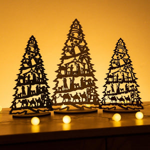 Personalized Xmas Nativity Tree, Christian Gift, Family Christmas, Nativity Display, Xmas Decorations, Tree Ornaments, Christmas Story