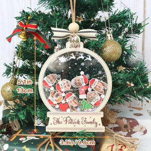 Personalized Photo Family Christmas Ornament: Custom Acrylic Keepsake