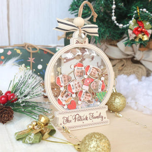 Personalized Photo Family Christmas Ornament: Custom Acrylic Keepsake