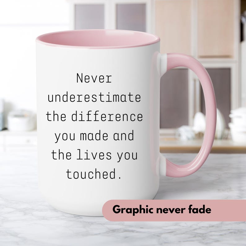 Custom retirement gift, Funny retirement gift, Personalized retirement mug, custom Difference Maker, Appreciation Gift, Leaving Gift