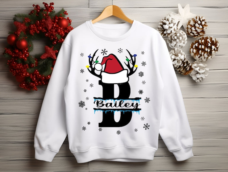 Christmas Custom Name Matching Shirt , Custom Family Christmas Sweatshirt, Personalized Christmas Couple Shirt, Christmas Group Shirt Gift