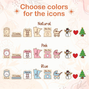 Personalized Baby's First Christmas Ornament 2025: 4D Shake Acrylic Keepsake