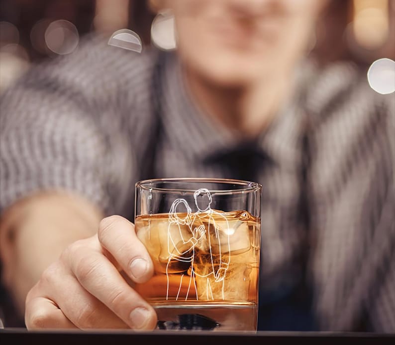 I Love Your Face Especially When it between my leg Personalized Engraved Whiskey Glass, Custom Name Whiskey Gift For Men, Anniversary Gifts