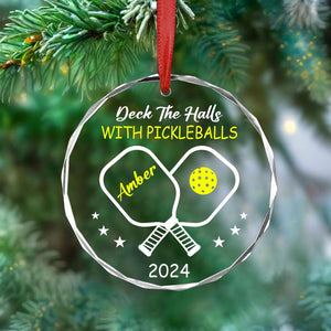 Personalized Pickleball Ornament, Pickleball Partner Gift, Pickleball Gifts, Pickleball Gift, Pickleball Lover, Sports Christmas Gift