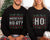 Funny Couple Ugly Christmas Sweater, Where's My Ho At Ugly Sweater, Ho Sweater Humorous Couples Matching Fun Holiday Apparel Holiday Party