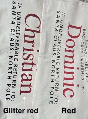 Personalized Santa bag,custom oversized Santa sack,Christmas bag,Personalized Christmas bag,bag for presents,christmas gift,Xmas Santa sack