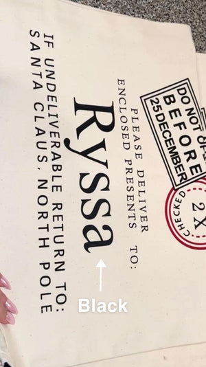 Personalized Santa bag,custom oversized Santa sack,Christmas bag,Personalized Christmas bag,bag for presents,christmas gift,Xmas Santa sack