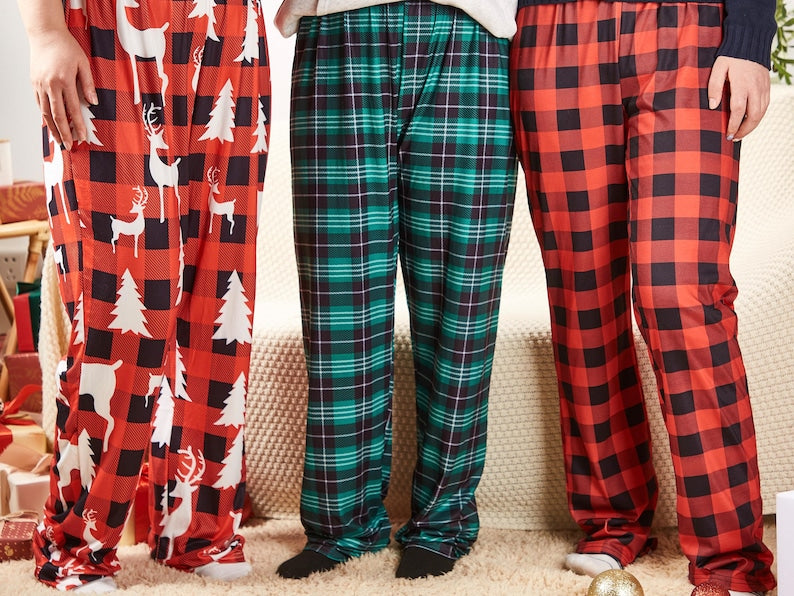 Christmas Pants for Family, Buffalo Plaid Pants, Matching Christmas pants,Family Pants, Christmas Kids Toddler, Baby, Mommy and Me