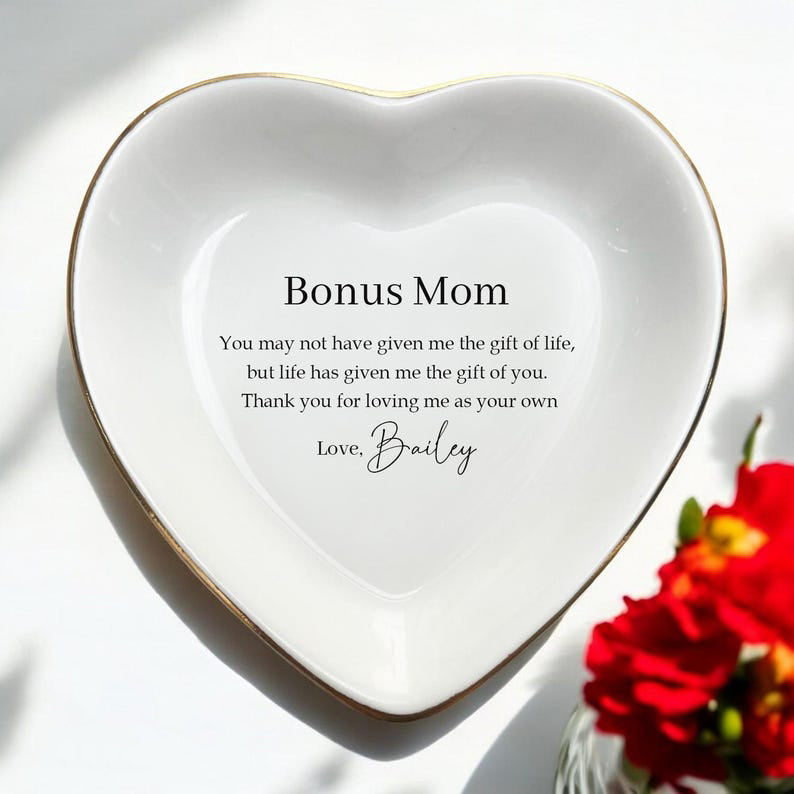 Bonus Mom Gift From Bonus Daughter/Godmother Personalized Gift/Wedding Gift For Bonus Mom/Stepmom Gift/Mother-in-Law Gifts/Mothers Day Gifts
