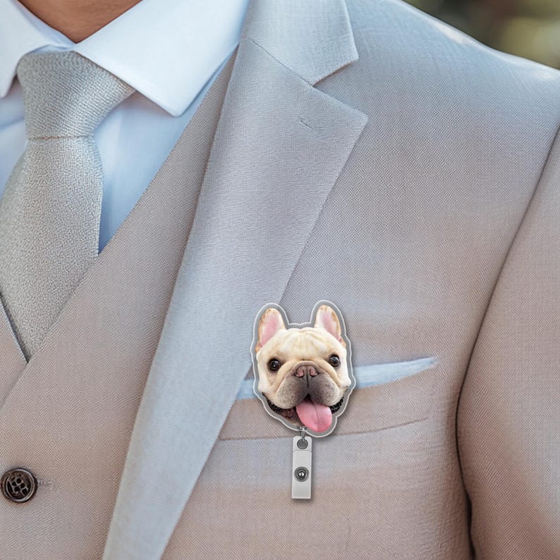 Custom Cat Face Badge Reel, Baby Face Badge Reel, Pet Funny Photo Badge Reel, Nurse Badge Reel, Christmas Badge Reel, ID Badge Buddy