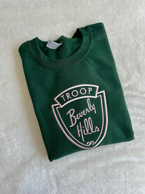 Beverly Hills Embroidered Green Pink Vintage Cozy Ladies Sweatshirt Cute Designer Style Cotton Shirt il_794xN.6351462654_5x96_6dc0bc69-77d5-4084-af55-dbd9136836d8.jpg