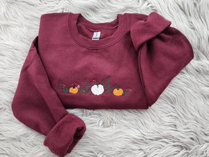 Enchanted Fall Pumpkins Embroidered Crewneck - Pumpkin Patch Crewneck - Autumn Style- Pumpkin Forest - T-Shirt - Sweatshirt - Hoodie il_794xN.6351857718_keim.jpg