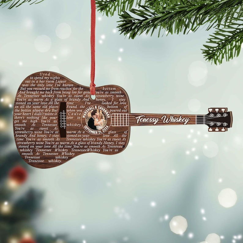 First Christmas Married Ornaments, Mr And Mrs Photo, Our First Christmas, Just Married Ornament, Wedding Couple Custom Gift