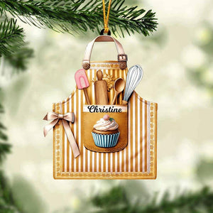 Personalized Baking Christmas Ornament, Baking Ornament, Baker Ornament, Grandma Gift, Christmas Gift For Baking Lover, Xmas Tree Hanging
