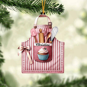 Personalized Baking Christmas Ornament, Baking Ornament, Baker Ornament, Grandma Gift, Christmas Gift For Baking Lover, Xmas Tree Hanging