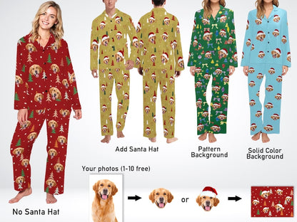 Custom Christmas Family Pajamas Sets,Personalized Pajamas with Photo,Custom Long Sleeve Nightwear,Matching Couples Pajamas,Gifts for Women il_794xN.6356609040_gn28.jpg