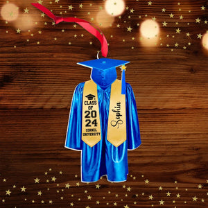 Personalized Graduation Ornament 2024, High School Graduation Gift, New Graduate Gift, Graduation Gifts For Her,Him, College Graduation Gift