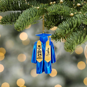 Personalized Graduation Ornament 2024, High School Graduation Gift, New Graduate Gift, Graduation Gifts For Her,Him, College Graduation Gift