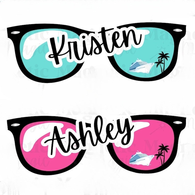 Personalized Cruise Name Magnet| Cruise Door Decorations| Cruise Magnets| Cruise Name Tags| Stateroom Door Decor
