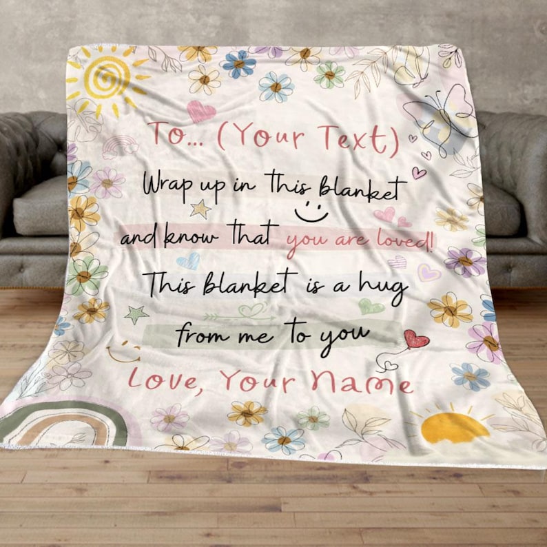 Personalized Get Well Soon Blanket, Custom Get Well Soon Blanket, Get Well Blankets For Patient, Get Well Gifts For Women Men After Surgery