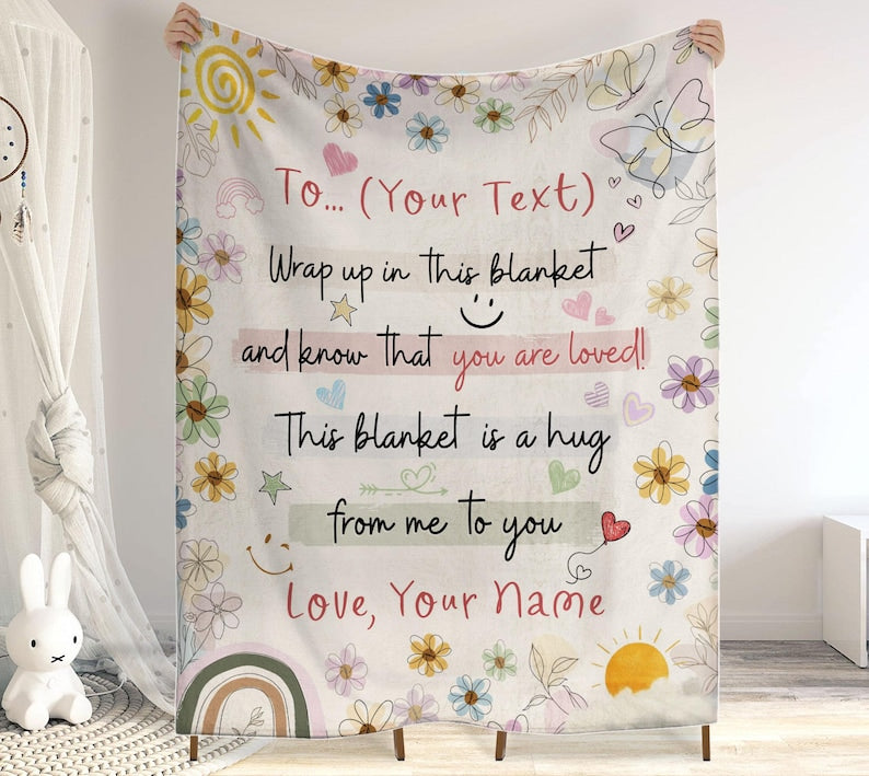 Personalized Get Well Soon Blanket, Custom Get Well Soon Blanket, Get Well Blankets For Patient, Get Well Gifts For Women Men After Surgery