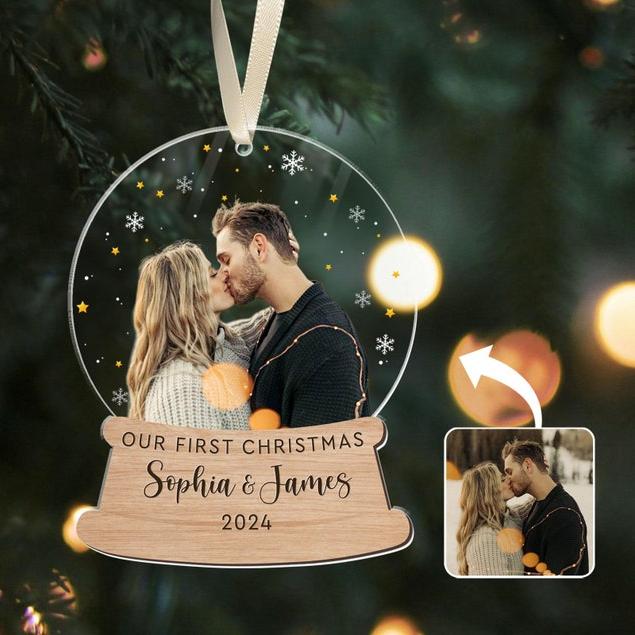 Our First Christmas Ornament, Couple Christmas, First Christmas Together Ornament, Anniversary Gift For Him Boyfriend, Couple Gifts