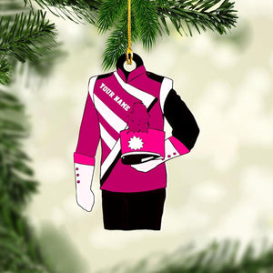Personalized Marching Band Uniform Ornament, Band Uniform Ornament, Wood Ornament, Christmas Band Ornament, Marching Band Wooded Ornament
