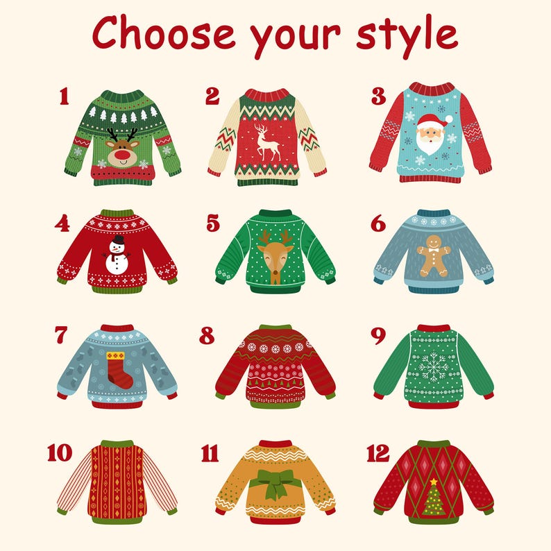 Custom Photo Funny Kid In Christmas Ugly Sweater, Personalized Kid's Face Christmas Ornament, Personalized Acrylic Ornament