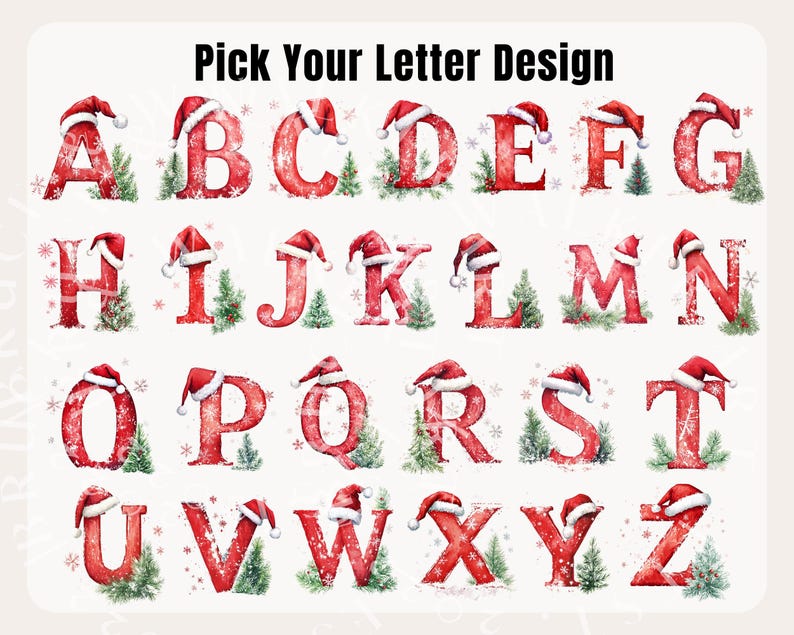 Personalized Christmas Ornaments, Personalized Letter Name Ornament, Custom Family Ornaments, Family Christmas Ornaments