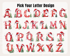 Personalized Christmas Ornaments, Personalized Letter Name Ornament, Custom Family Ornaments, Family Christmas Ornaments