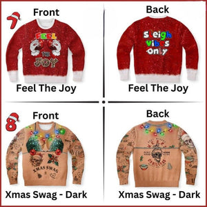 Bad santa ugly xmas shirt, Funny ugly Christmas sweater, caucasian santa sweatshirt, funny Christmas jumper, funny gag gift for men, naughty il_794xN.6370737623_b2qf_1_1.jpg