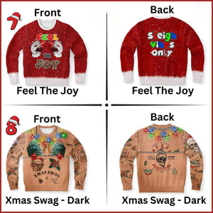 Ugly christmas sweater women men, Office party sweater, Cringy christmas jumper, Womens mens vulgar sweatshirt, Obscene Christmas Sweater