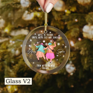 Custom Ornament For Friends, Friendship Ornament 2025, Christmas Gift, Gift For Friends, Christmas Keepsake, Gift For Her, Besties Ornament