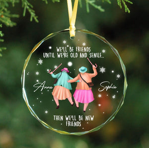 Custom Ornament For Friends, Friendship Ornament 2025, Christmas Gift, Gift For Friends, Christmas Keepsake, Gift For Her, Besties Ornament
