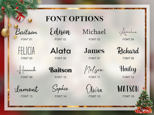 2025 Family Christmas Tree Ornament, Custom Wooden Family Christmas Ornament, Engraved Ornament,Christmas Gift,Personalized Holiday Ornament