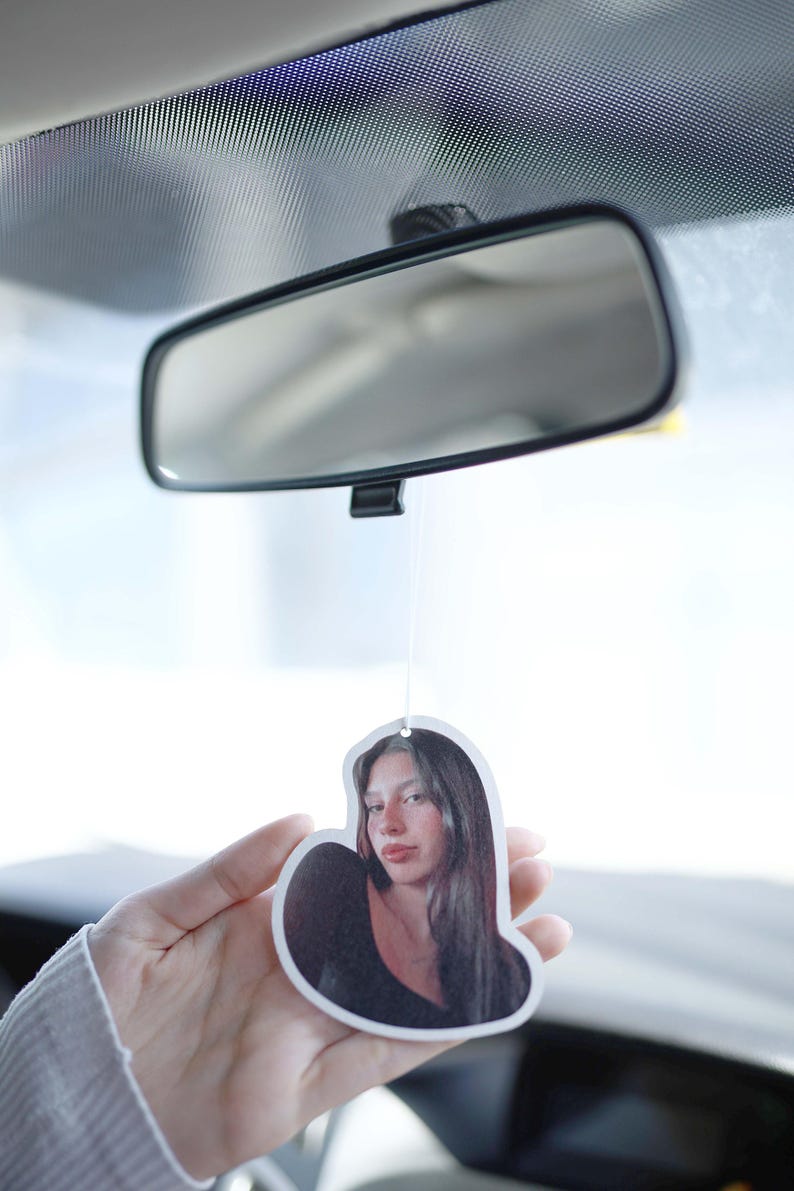 Custom Car Air Freshener | Photo Car Freshies | Photo Car Air Freshener | Personalized Air Freshener | Gifts For The Couple