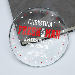Freshman Year Personalized Ornament, Gift for Teens-High School Freshman 9th Grade College, Christmas Ornament 2025, College Student Gift