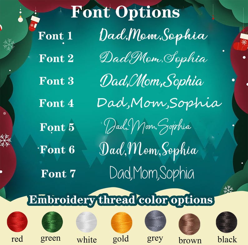 2025 Embroidered Christmas Stocking,Personalized Family Christmas Stocking,Knitted Stockings With Name,Christmas Stocking,Holiday Decor Gift