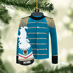 Personalized Marching Band Uniform Ornament, Band Uniform Ornament, Wood Ornament, Christmas Band Ornament, Marching Band Wooded Ornament