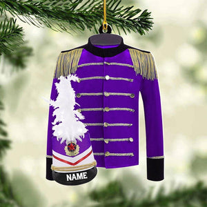 Personalized Marching Band Uniform Ornament, Band Uniform Ornament, Wood Ornament, Christmas Band Ornament, Marching Band Wooded Ornament