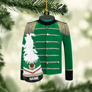 Personalized Marching Band Uniform Ornament, Band Uniform Ornament, Wood Ornament, Christmas Band Ornament, Marching Band Wooded Ornament