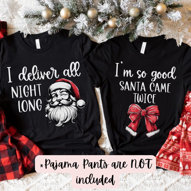 Couples Christmas Pajamas,Funny Matching Couples Christmas Pajamas, Couples Holiday Pajamas,Couples Christmas PJs,Newlywed Christmas Shirts