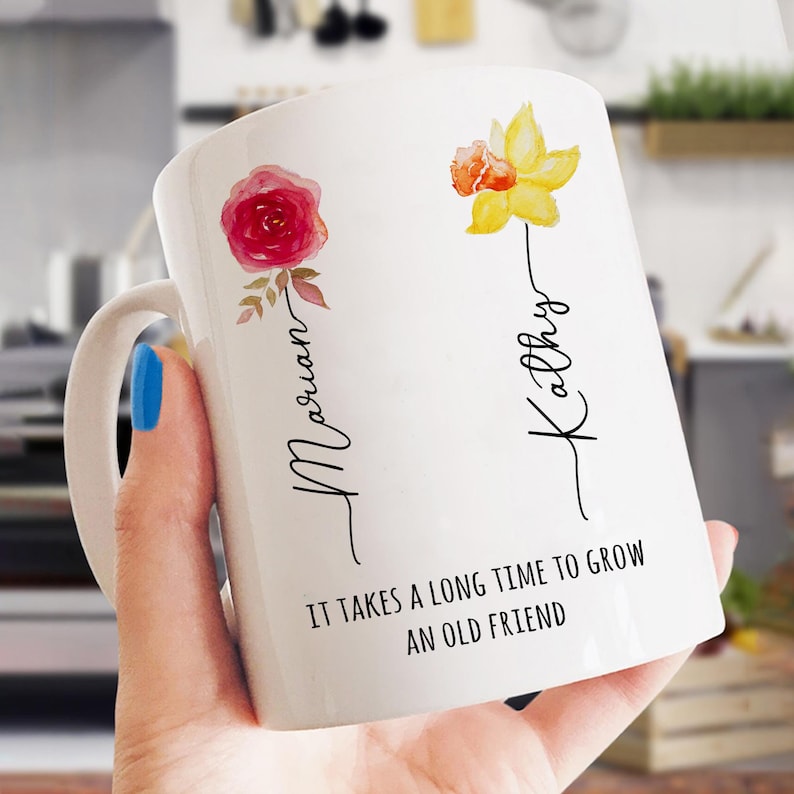 Friendship Gifts, Birthday Gifts For Friends, It Takes A long Time To Grow And Old Friend, Bestie Gifts Mug, Best Friend Birthday Gifts